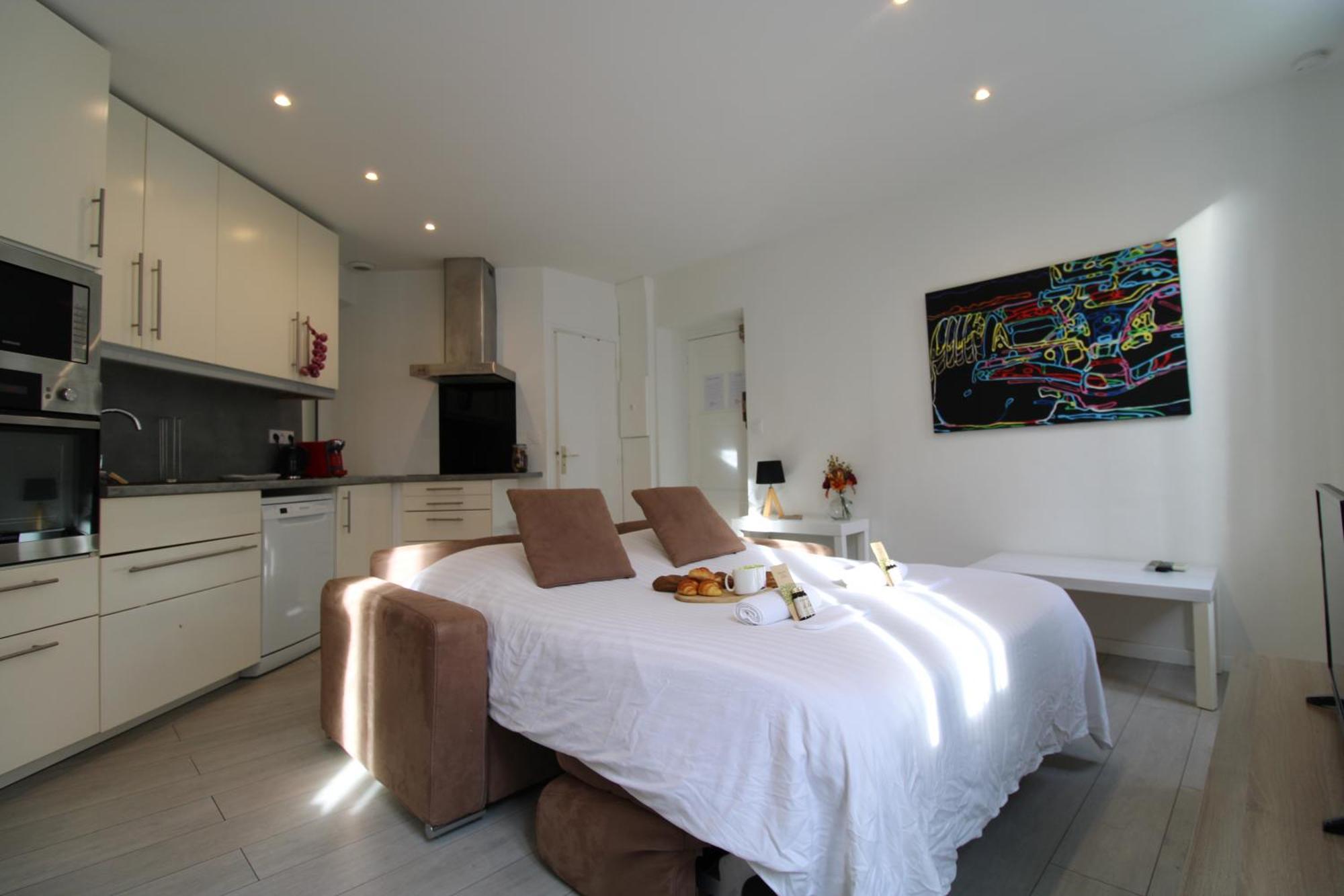 Le Clemenceau By Apirent #Cosy #200M Des Plages #Wifi カンヌ エクステリア 写真